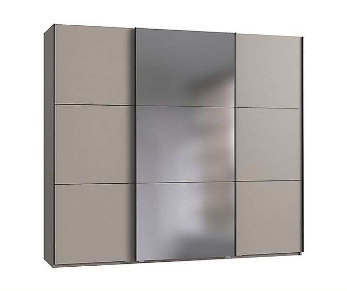 luma-home Schwebetürenschrank 22014 (3-türig, B/H/T 250/216/65 cm in Sand G günstig online kaufen