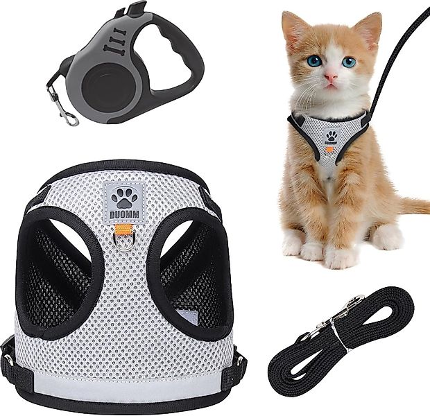 BlingBin Katzen-Geschirr Automatisch einziehbare 5m Leine günstig online kaufen