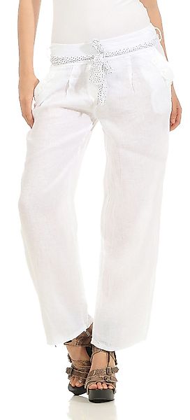 Mississhop Leinenhose Damen 100 % Leinen günstig online kaufen