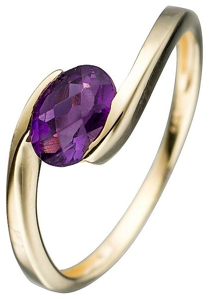 JOBO Goldring, 333 Gold mit Amethyst günstig online kaufen