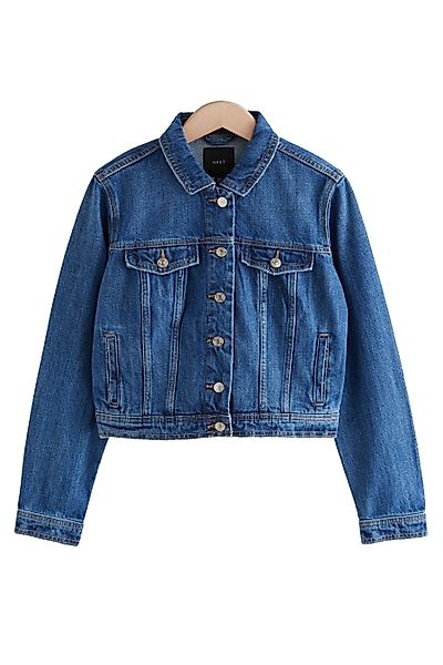 Next Jeansjacke Trucker-Jeansjacke für eine größere günstig online kaufen