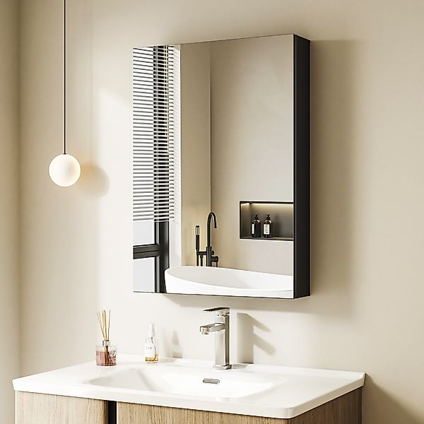 Hopibath Badezimmerspiegelschrank mit ablage Aluminium Spiegelschrank günstig online kaufen