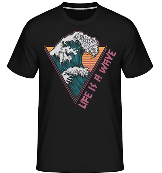 Live Is A Wave · Shirtinator Männer T-Shirt günstig online kaufen