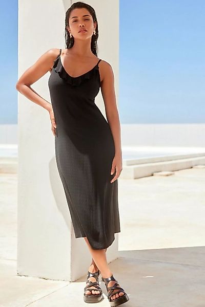 Next Sommerkleid Gerüschtes Midi-Sommerkleid (1-tlg) günstig online kaufen