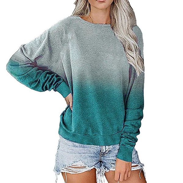 MC Star Sweatshirt Damen Langarmshirt Stretch Pullover Elegant Langarm (Obe günstig online kaufen