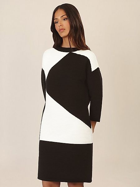 Apart Strickkleid mit grafischem Strukturmuster günstig online kaufen