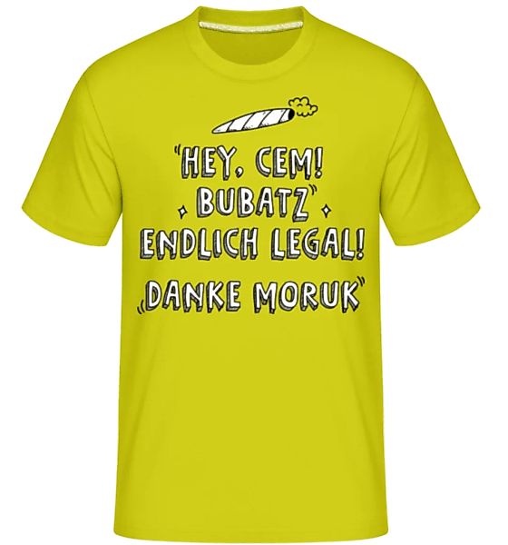 Bubatz Endlich Legal · Shirtinator Männer T-Shirt günstig online kaufen