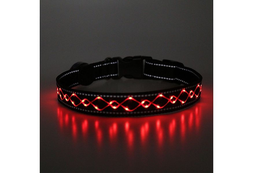 Illes-Laedchen Hunde-Halsband Hundehalsband LED Halsband Blinklicht wiedera günstig online kaufen