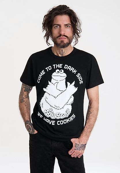 LOGOSHIRT T-Shirt Sesamstraße - Krümelmonster Dark günstig online kaufen