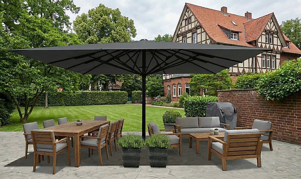 Endo-Moebel Marktschirm Gastronomie Sonnenschirm XXL-Schirm Marktschirm 5x5 günstig online kaufen