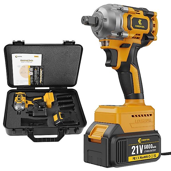 CONENTOOL Akku-Schlagschrauber 21V, 4600 U/min, 620 günstig online kaufen