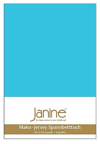 Janine Spannbettlaken Janine Mako Jersey Spannbetttuch günstig online kaufen