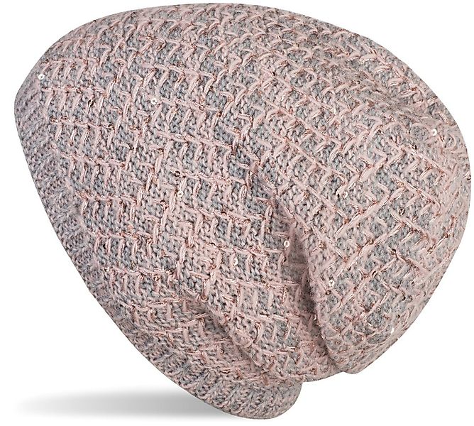 styleBREAKER Strickmütze Strick Beanie Mütze mit Pailletten (1-St) günstig online kaufen