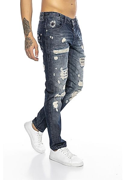 RedBridge Destroyed-Jeans Rebel Stil Regular Fit günstig online kaufen