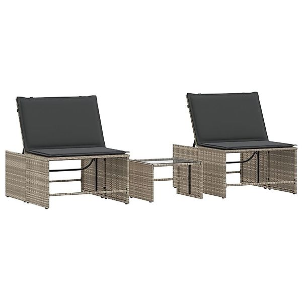 vidaXL Gartenliege Sonnenliegen 2 Stk. mit günstig online kaufen