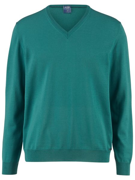 OLYMP V-Ausschnitt-Pullover OLYMP Strick Casual klassischer günstig online kaufen
