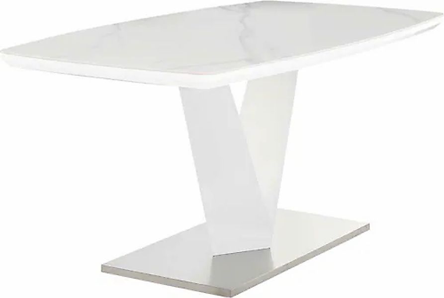 Jockenhöfer Gruppe Esstisch "Norderney, 160x90cm,", Bootsformoptik, Keramik günstig online kaufen