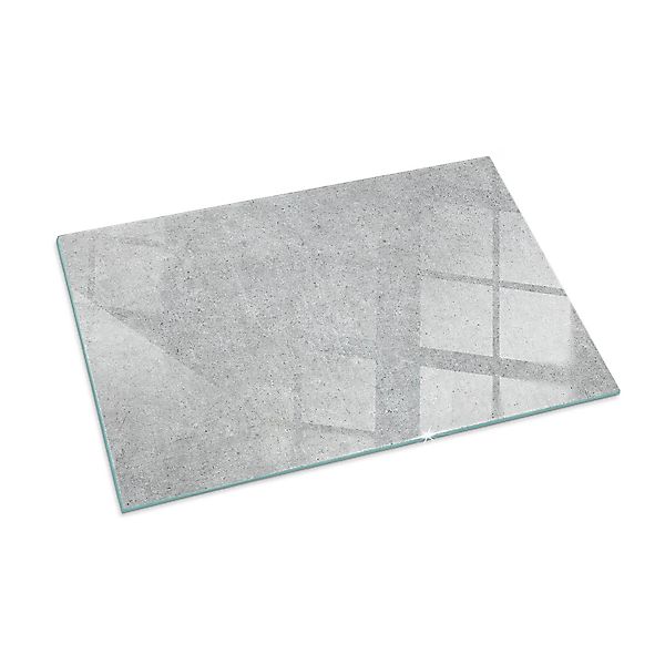 Tulup Glasplatte für Kamin Rohbetonstruktur Glasbodenplatte für Kaminöfen R günstig online kaufen