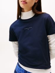 Tommy Jeans Kurzarmshirt TJW REG LINEAR günstig online kaufen