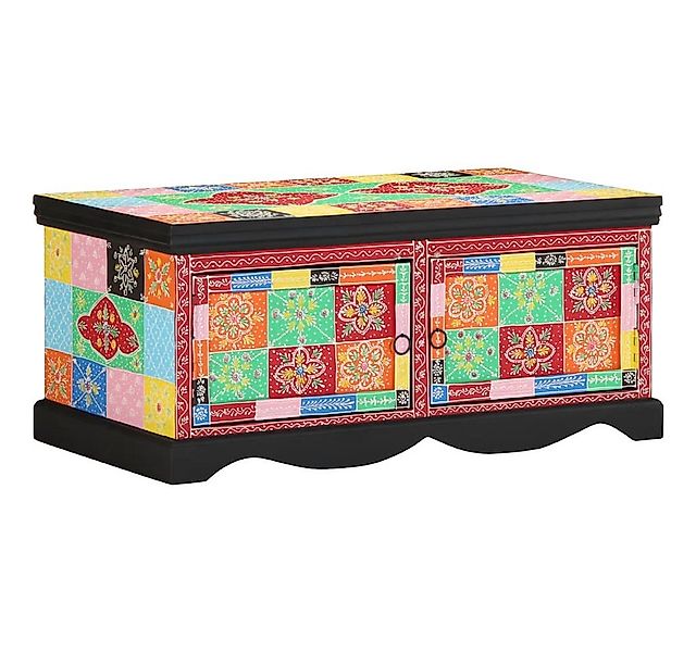 vidaXL Couchtisch Couchtisch Mehrfarbig 90x50x40 cm Massivholz günstig online kaufen