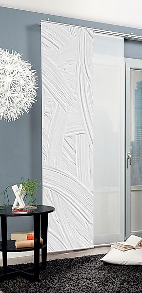 HOME WOHNIDEEN Schiebegardine "TALIA" Paneelwagen 1 Stk. tlg. Schiebegardin günstig online kaufen