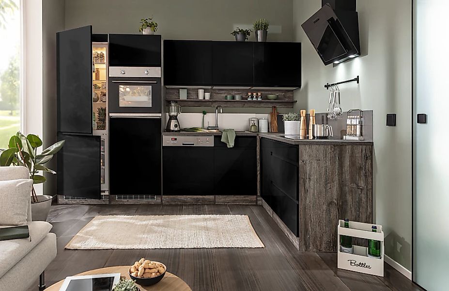KOCHSTATION Winkelküche "KS-Virginia", Stellbreite 290/180 cm, ohne E-Gerät günstig online kaufen