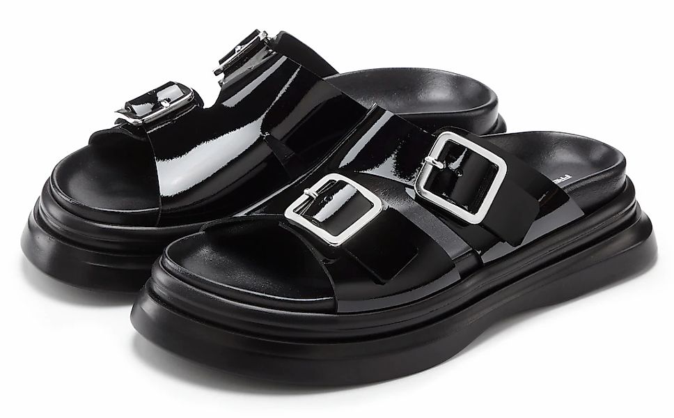 French Connection Pantolette, Mule, Sandale, offener Schuh aus Leder günstig online kaufen