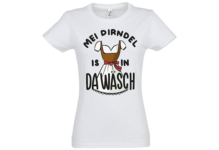 Youth Designz Print-Shirt MEI DIRNDEL IS IN DA WÄSCH Damen T-Shirt mit Fun- günstig online kaufen