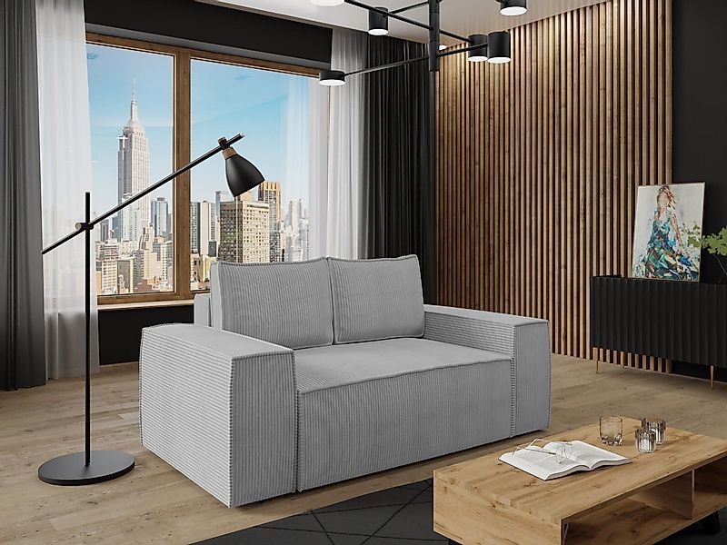 MIRJAN24 Schlafsofa Malaga Small Cord, mit Bettkasten und Schlaffunktion, R günstig online kaufen