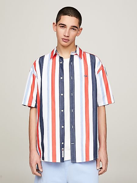 Tommy Jeans Kurzarmhemd TJM RLX STRIPES günstig online kaufen