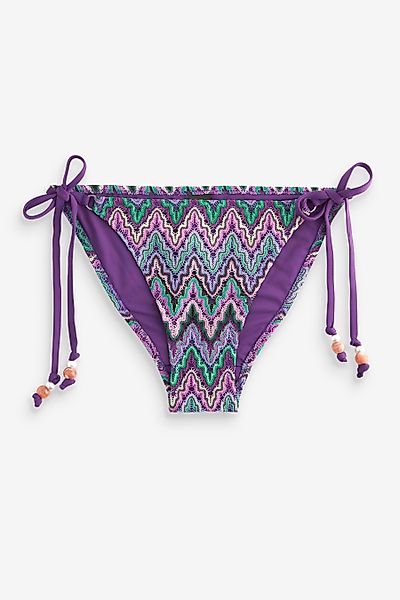 Next Bikini-Hose Bikinihose mit seitlichem Bindedetail günstig online kaufen