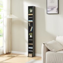 en.casa CD-Regal, »Tynset« 175x20x20 cm Standregal günstig online kaufen