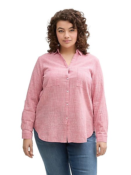 TOM TAILOR PLUS Shirtbluse, mit aufgesetzten Brusttaschen günstig online kaufen