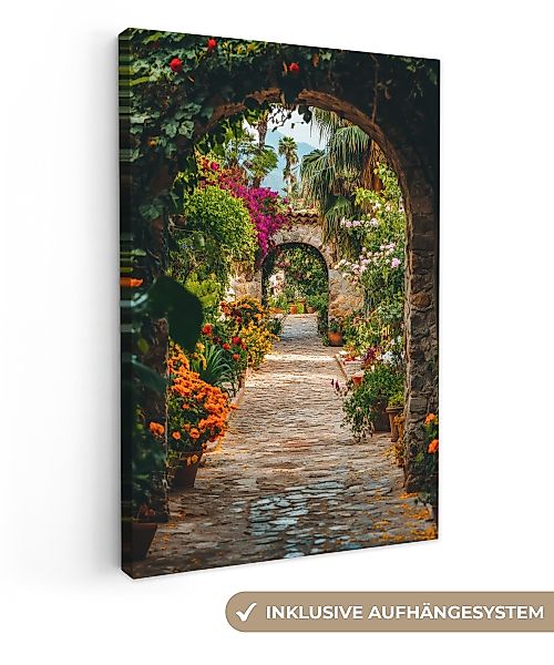 OneMillionCanvasses® Leinwandbild Fensterblick - Fenster - günstig online kaufen