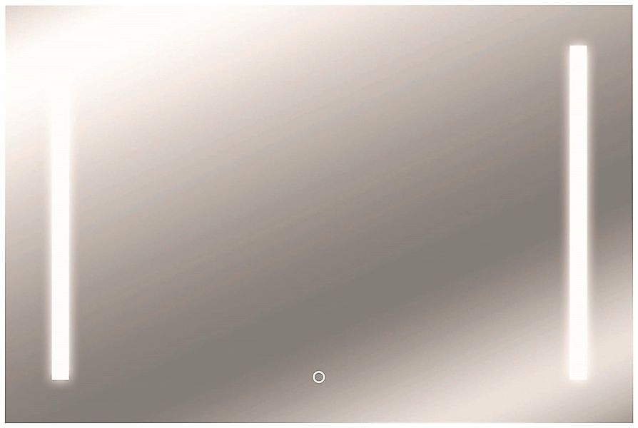 Kristall-Form LED-Lichtspiegel Sirius III 90 cm x 60 cm mit Sensorschalter günstig online kaufen