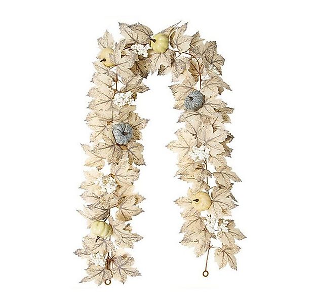 Kunstpflanze Herbst Maples Leaf Garland, künstliche Beere Garland, GarveeMo günstig online kaufen