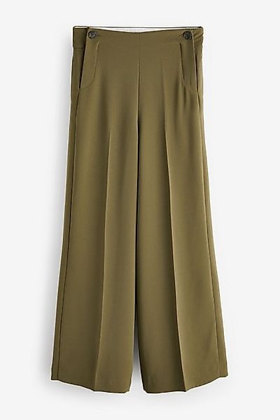 Next Marlene-Hose Crêpe-Hose mit extraweitem Bein-Kurzgröße günstig online kaufen