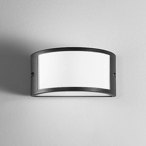 Außenwandlampe Austin, schwarz, Breite 25 cm, Metall, IP54 günstig online kaufen