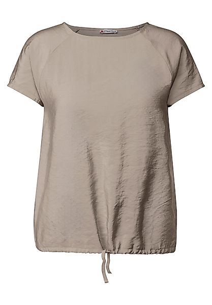 STREET ONE T-Shirt Shirt mit Tunnelzug günstig online kaufen