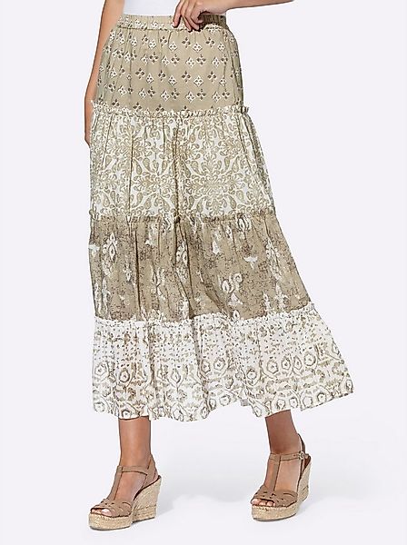 heine A-Linien-Rock Druck-Rock günstig online kaufen