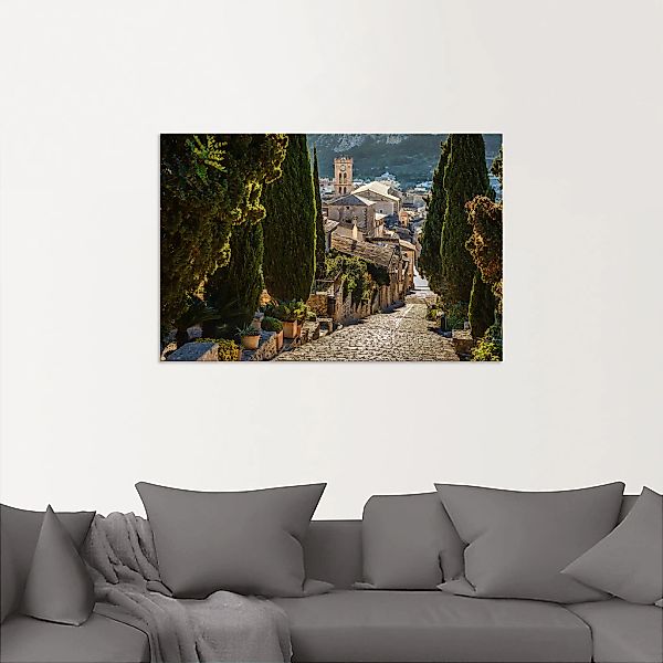 Artland Wandbild »Blick vom Kalvarienberg auf Pollenca«, Mallorca, (1 St.), günstig online kaufen