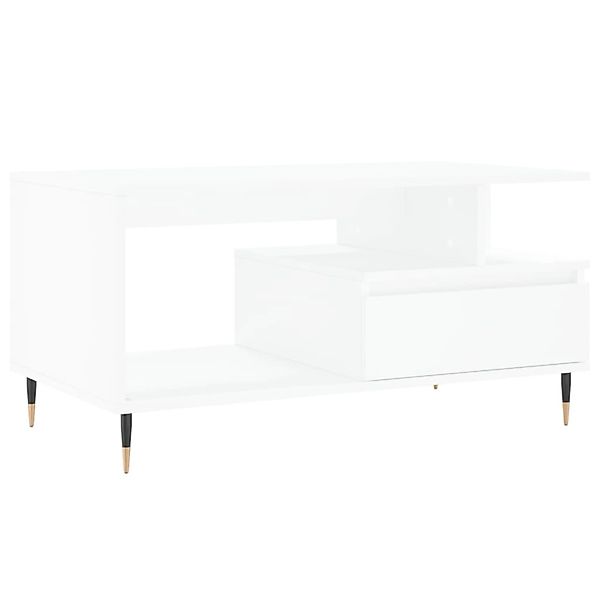 vidaXL Couchtisch Weiß 90x49x45 cm Holzwerkstoff 831012 günstig online kaufen