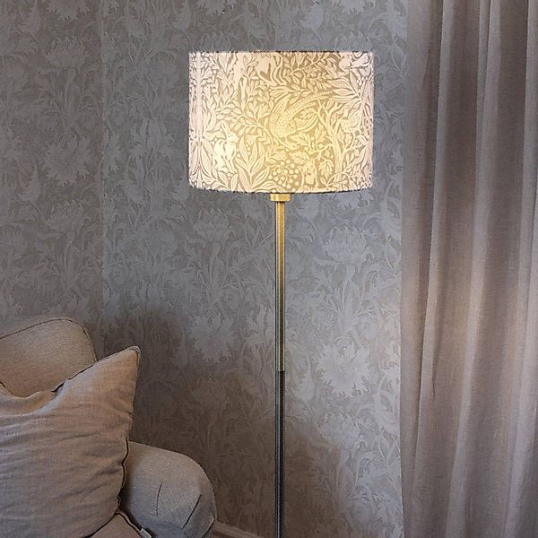 Stehleuchte Amy, Eldertree grün/gold, Höhe 150 cm, E27 günstig online kaufen