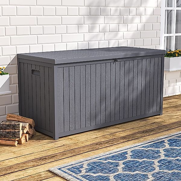 LIVINGANDHOME Gartenbox Abschließbare wasserdichte Gartenbox aus günstig online kaufen
