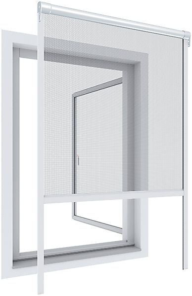 Windhager Insektenschutz-Fensterrahmen Rollo Basic, (Packung), BxH: günstig online kaufen