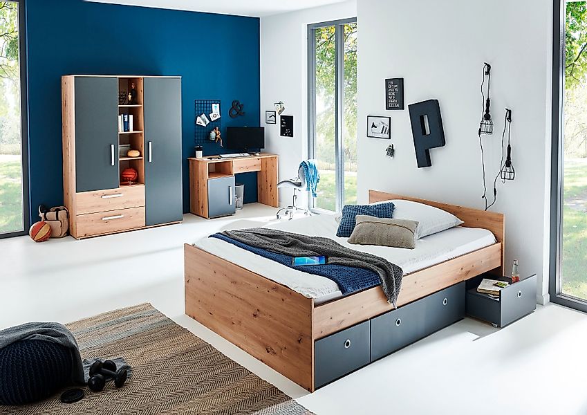 arthur berndt Jugendzimmer-Set "Alessio" Set, Kleiderschrank mit Schubfäche günstig online kaufen