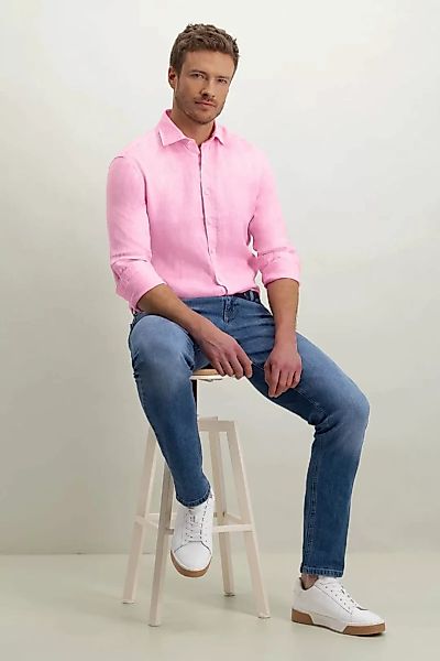 State Of Art Hemd Leinen Rosa - Größe M günstig online kaufen