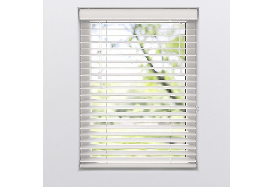 Plisseeonline Jalousie Holzjalousie, Wand/Decke und Fenstermontage, Wand,-D günstig online kaufen