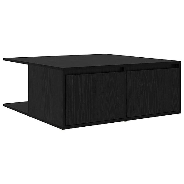 vidaXL Couchtisch Schwarz Eichen-Optik 80 x 80 x 31 cm Holzwerkstoff 875488 günstig online kaufen