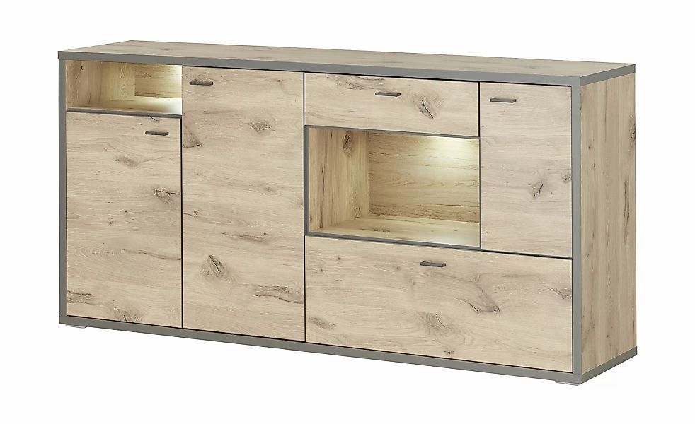 uno Sideboard  Orlando ¦ holzfarben ¦ Maße (cm): B: 186 H: 91 T: 44.0 Kommo günstig online kaufen